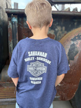 Load image into Gallery viewer, Savannah Harley-Davidson custom boys HD Motor Tee