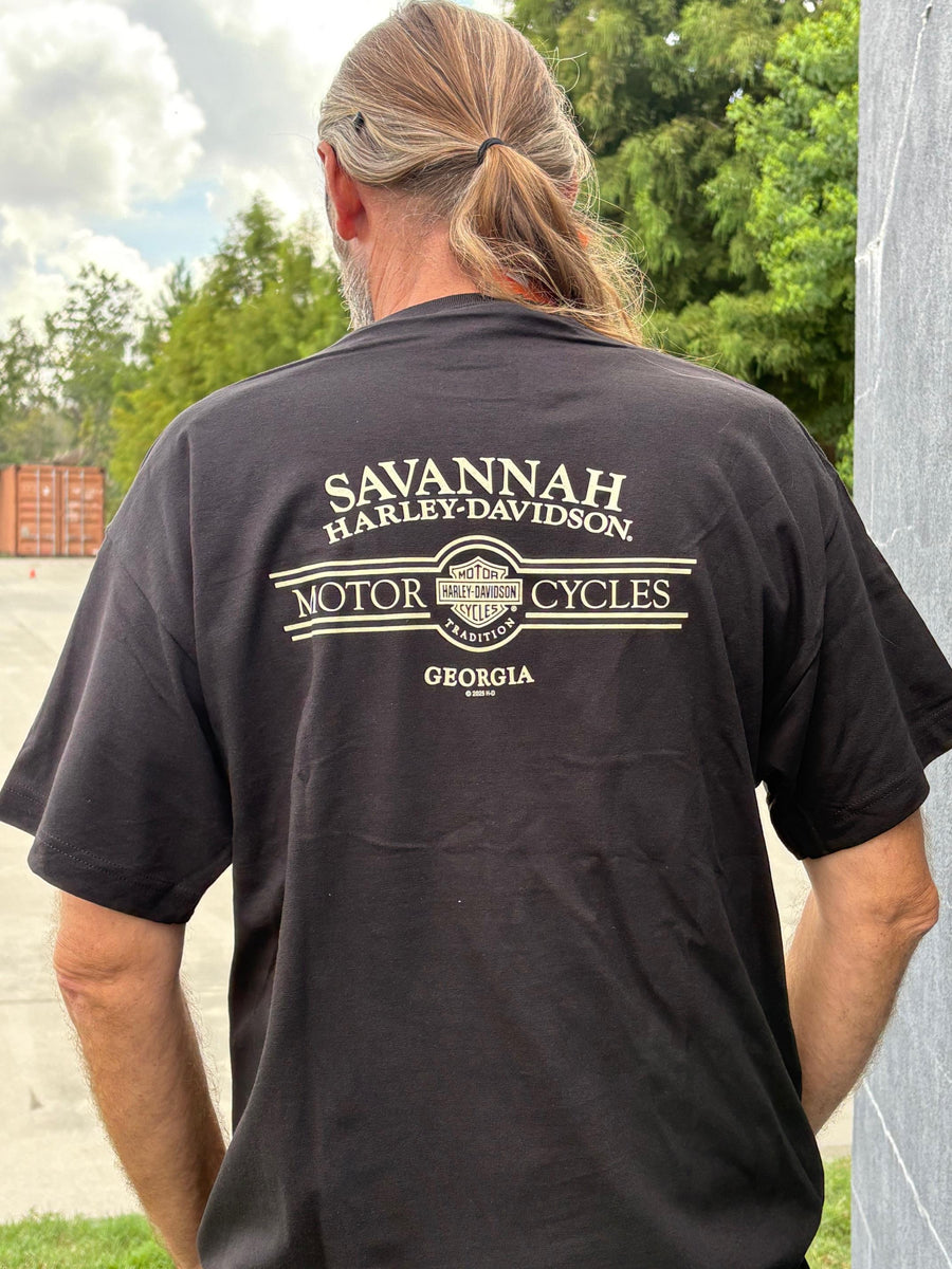 Savannah Harley-Davidson custom Men's H-D Superior pocket tee