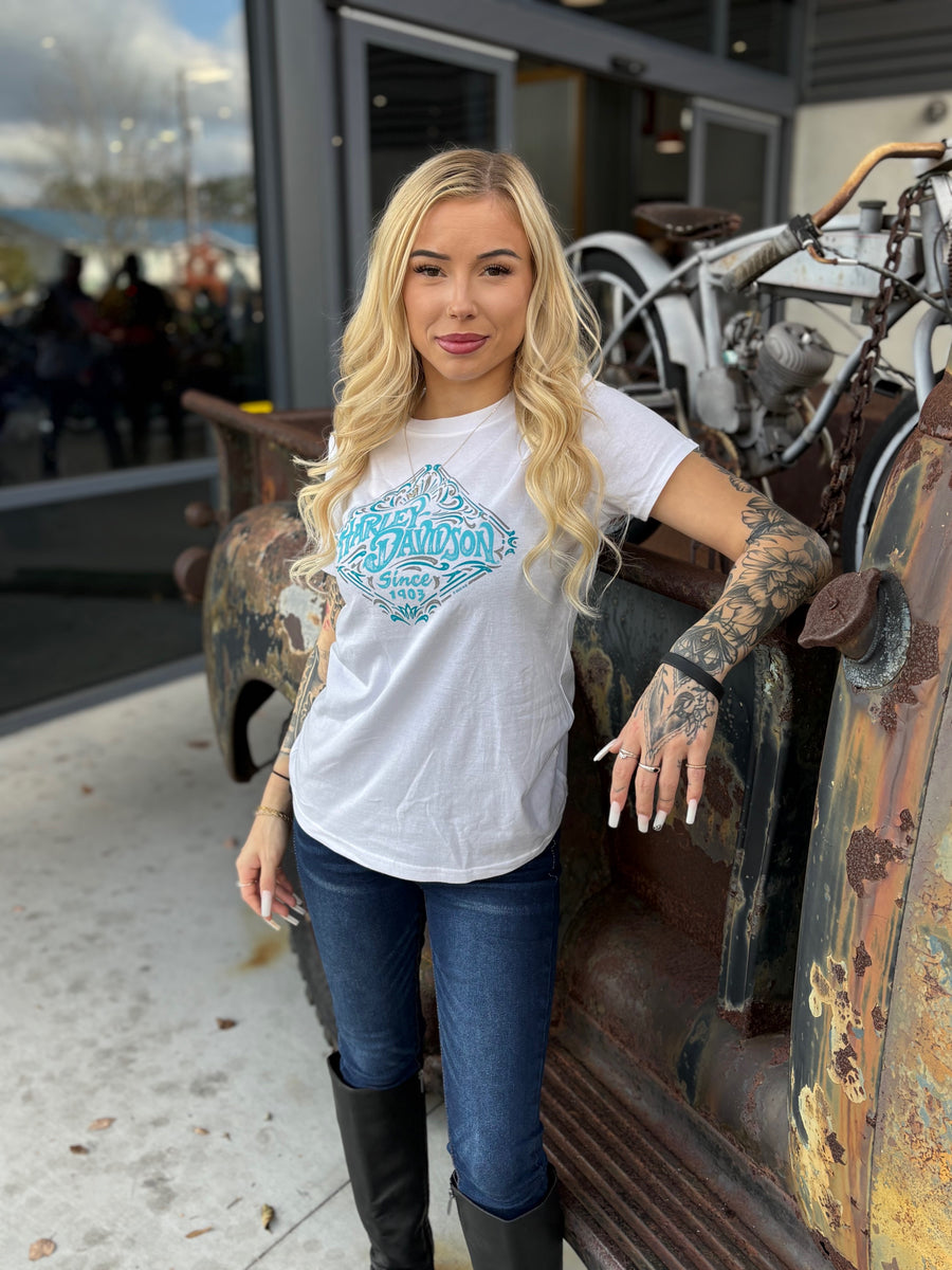 Savannah Harley-Davidson custom Women's Flourish t-shirt