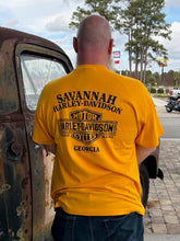 Load image into Gallery viewer, Savannah Harley-Davidson custom Men's Power Flames t-shirt