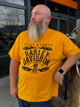 Load image into Gallery viewer, Savannah Harley-Davidson custom Men's Power Flames t-shirt