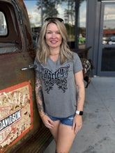 Load image into Gallery viewer, Savannah Harley-Davidson custom Women's FoilFly Vneck t-shirt