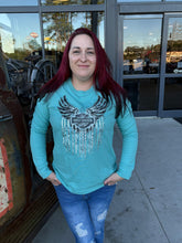 Load image into Gallery viewer, Savannah Harley-Davidson custom Women's HD Chrome LS shirt