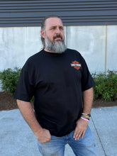 Load image into Gallery viewer, Savannah Harley-Davidson custom men's HD Bar & Shield left chest tee