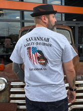 Load image into Gallery viewer, Savannah Harley-Davidson custom Men's Piston Pinup t-shirt