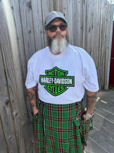 Load image into Gallery viewer, Savannah Harley Davidson Men's 3 Leaf Clover Short Sleeve in White