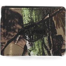 Load image into Gallery viewer, Harley-Davidson x Realtree Men's APG Bi-Fold Front Pocket Wallet, Camo