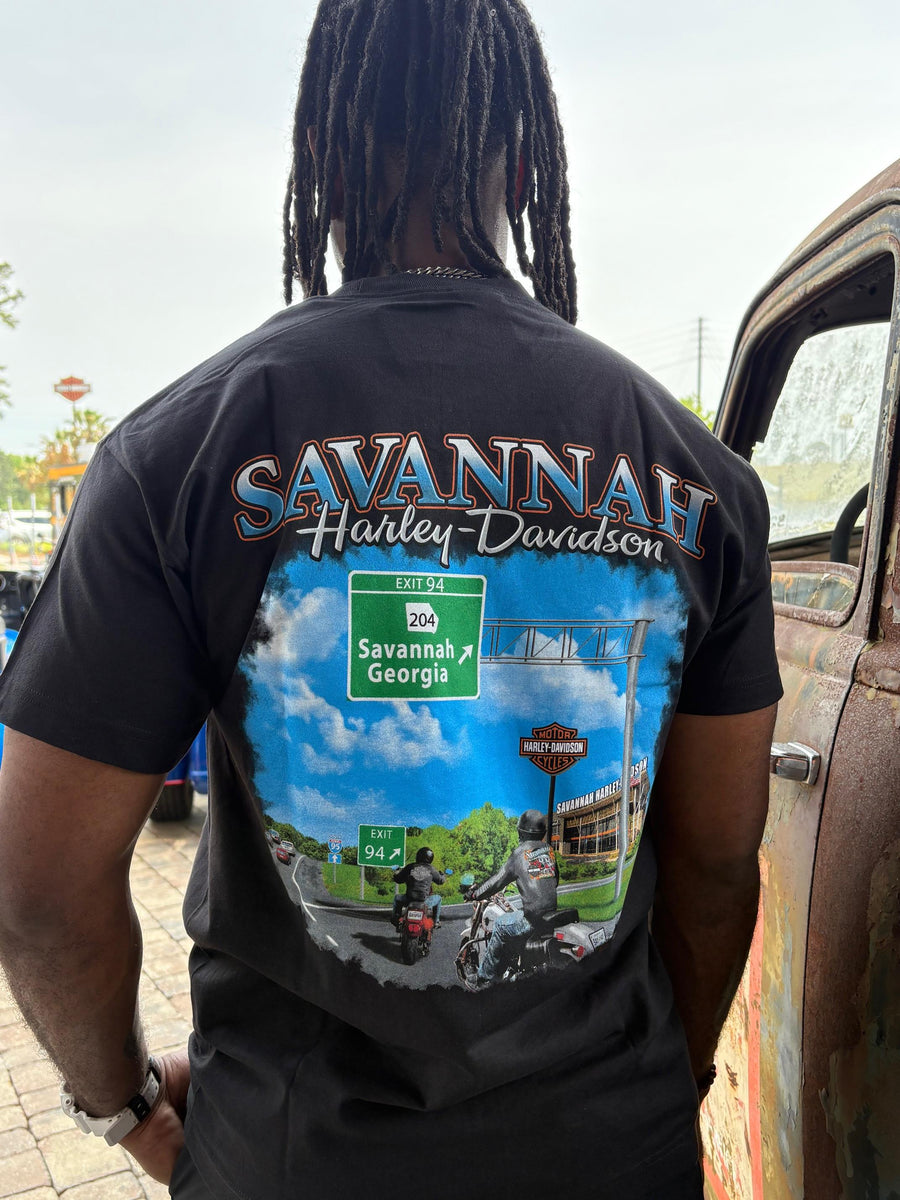 Savannah Harley-Davidson custom Men's Hangin' Out t-shirt