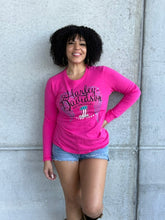 Load image into Gallery viewer, Savannah Harley-Davidson custom Women's Long Sleeve Fast Fuchsia t-shirt