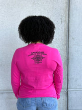Load image into Gallery viewer, Savannah Harley-Davidson custom Women's Long Sleeve Fast Fuchsia t-shirt
