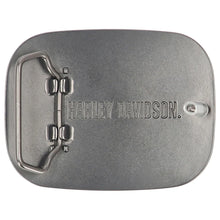 Load image into Gallery viewer, Harley-Davidson Men's B&S Logo Leather Belt Buckle