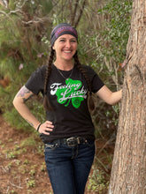 Load image into Gallery viewer, Hilton Head Harley-Davidson custom Women's Feeling Lucky t-shirt