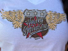 Load image into Gallery viewer, Savannah Harley-Davidson on River Street custom Women's Winged Badge t-shirt