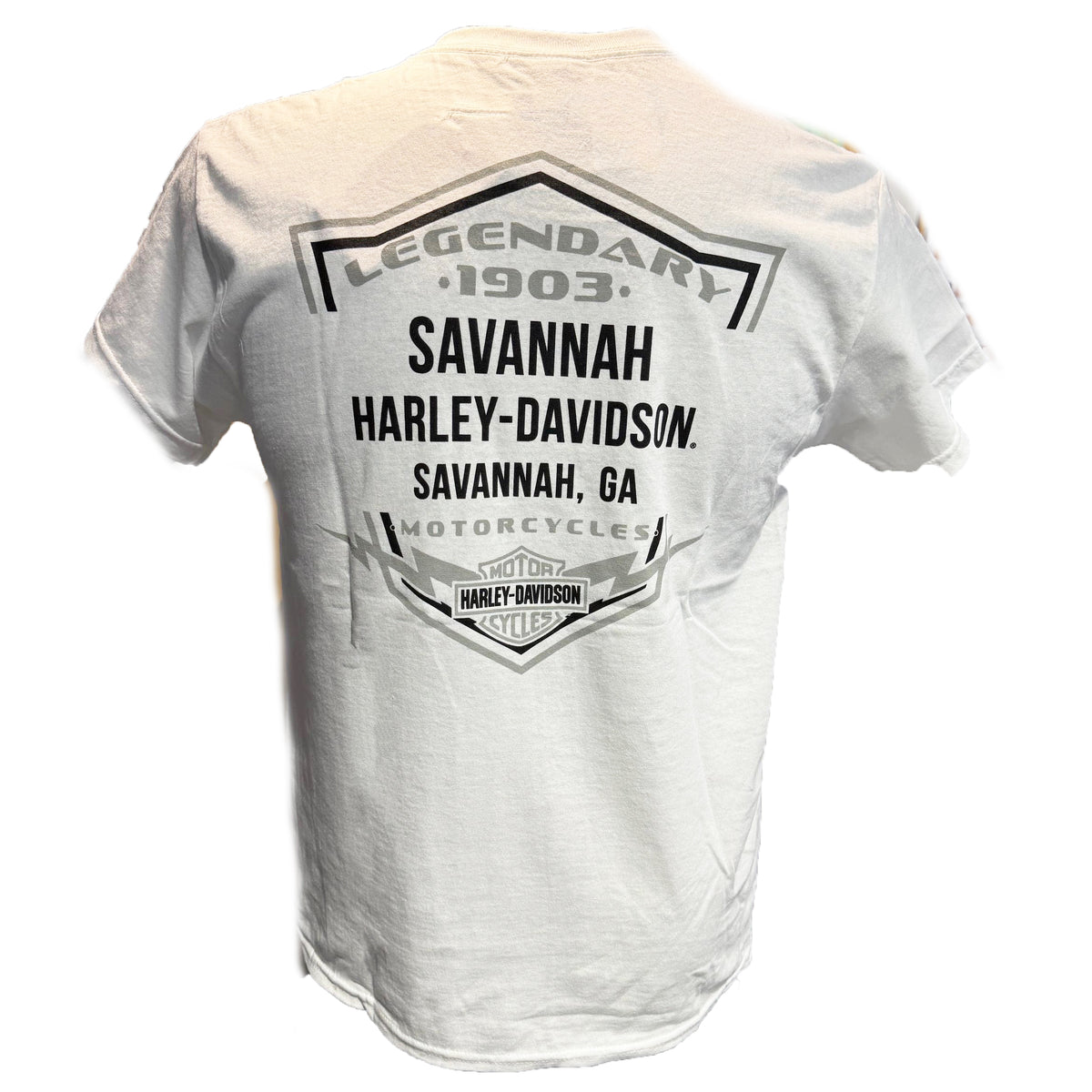 Savannah Harley Davidson Men's Trike Short Sleeve T-Shirt