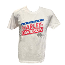 Load image into Gallery viewer, Savannah Harley Davidson Men's USA Slant Patriotic Short Sleeve T-Shirt