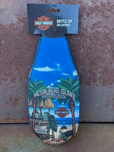 Load image into Gallery viewer, Hilton Head Harley-Davidson bottle neck turtle coozie