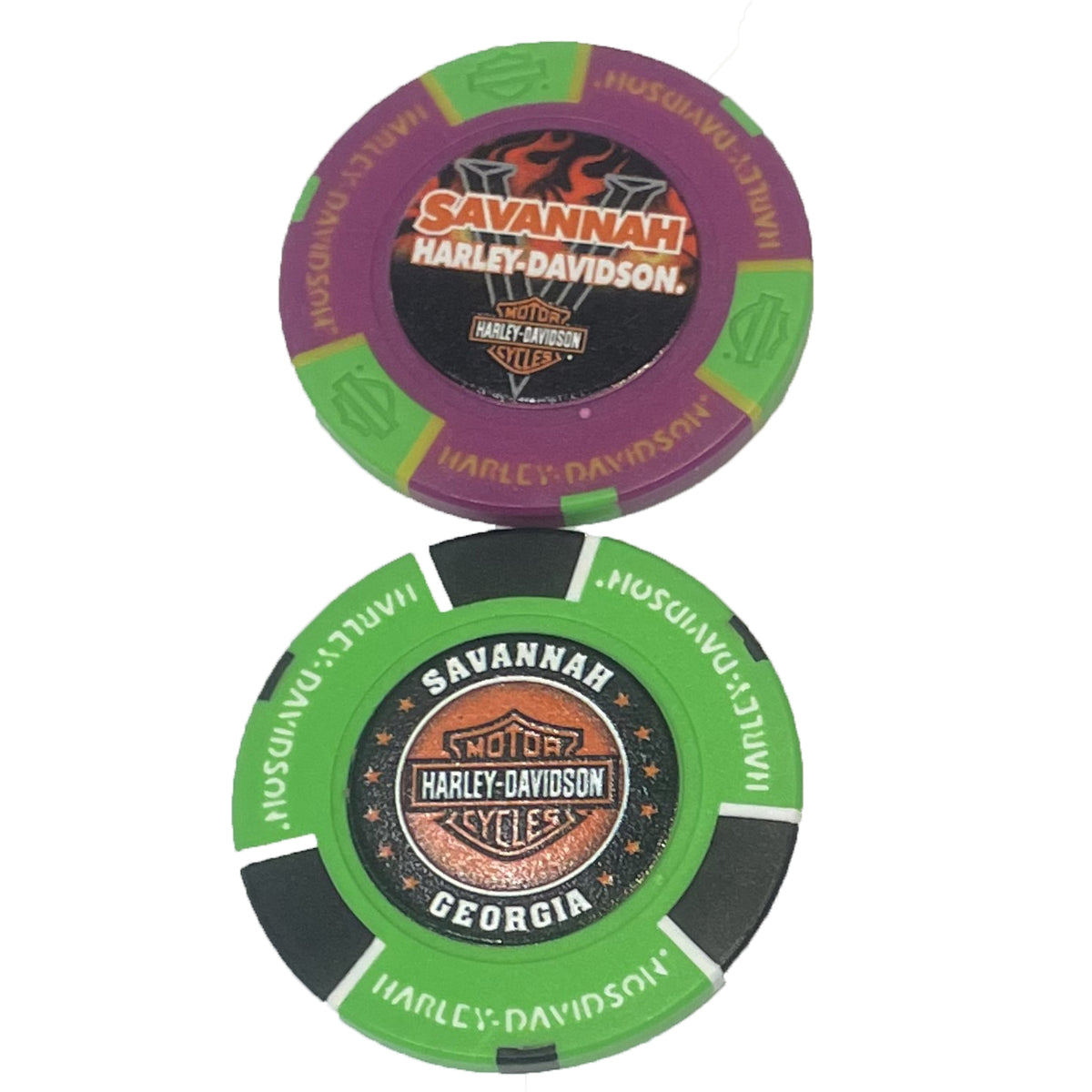 Custom Savannah H-D Poker Chips – Savannah Harley-Davidson