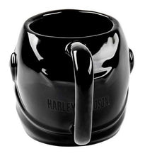 Load image into Gallery viewer, Harley-Davidson 24 oz. Sculpted Helmet Ceramic Coffee Mug, Gloss Black