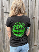 Load image into Gallery viewer, Hilton Head Harley-Davidson custom Women's Green Foil t-shirt
