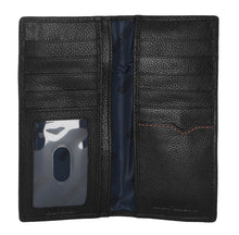 Load image into Gallery viewer, Harley-Davidson Men's Classic Genuine Pebble Leather B&S Long Wallet