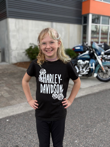 Savannah Harley-Davidson custom girls HD Roses tee