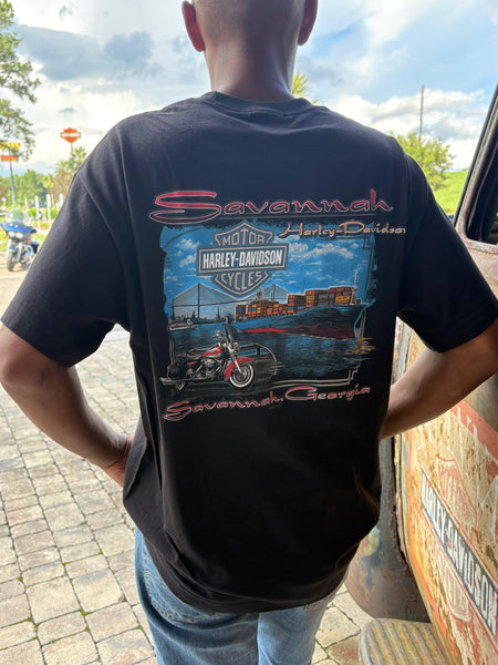 Savannah Harley-Davidson Heritage Blast Men's T-shirt