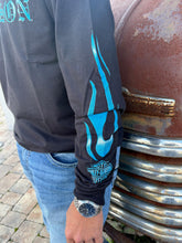 Load image into Gallery viewer, Savannah Harley-Davidson custom Men&#39;s H-D Blue Chrome long sleeve t-shirt
