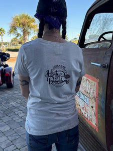 Savannah Harley-Davidson custom Women's H-D Upswept Eagle t-shirt