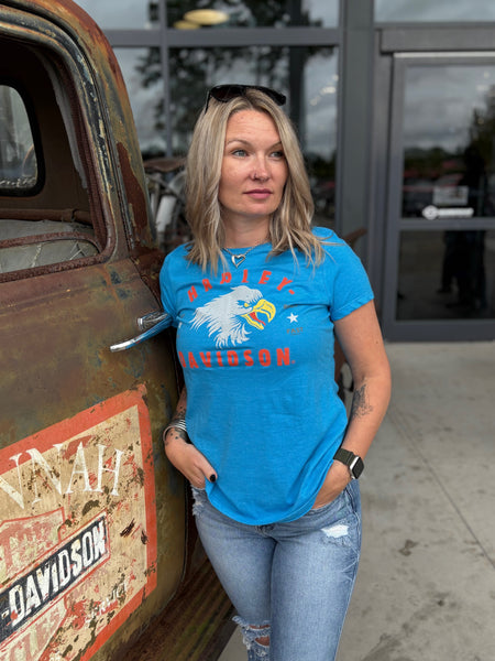 Savannah Harley-Davidson custom Women's HD Speed Eagle t-shirt