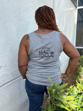 Load image into Gallery viewer, Savannah Harley-Davidson custom Women&#39;s HD Checker Race Scoop tank
