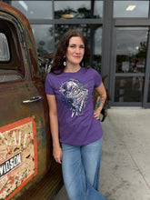 Load image into Gallery viewer, Savannah Harley-Davidson Women&#39;s custom Flowering Pegasus t-shirt
