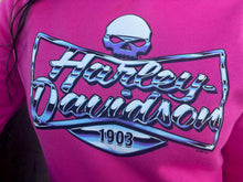Load image into Gallery viewer, Savannah Harley-Davidson custom Women&#39;s Willie Chrome pullover hoodie
