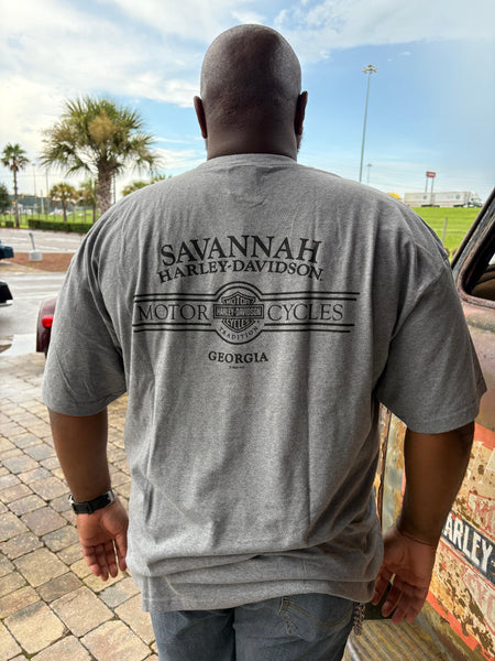 Savannah Harley-Davidson custom Men's Growl Flame t-shirt