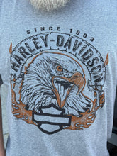 Load image into Gallery viewer, Savannah Harley-Davidson Men&#39;s custom Banner Eagle t-shirt
