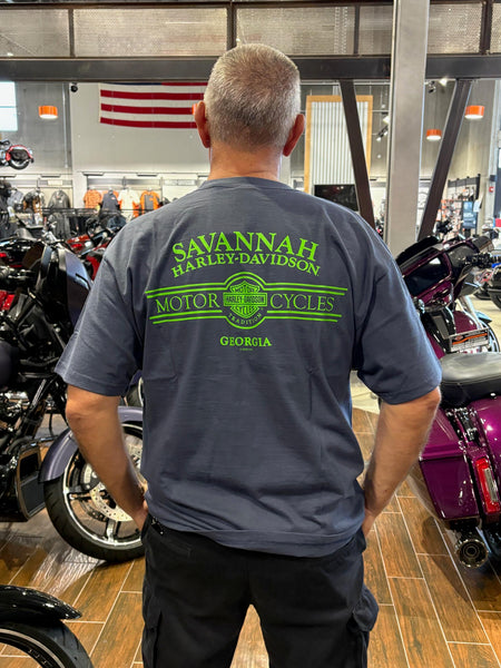 Savannah Harley-Davidson custom Men's Bolted T-Shirt