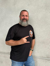 Load image into Gallery viewer, Savannah Harley-Davidson Men&#39;s custom Flame Skull t-shirt
