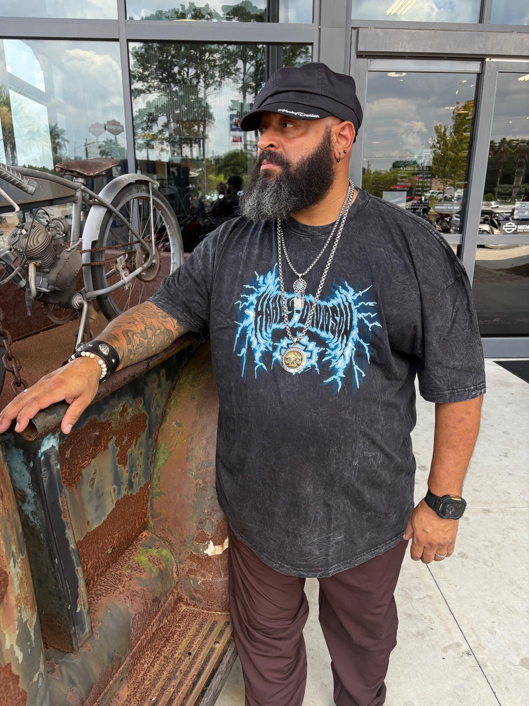 Savannah Harley-Davidson H-D Electrified Men's custom t-shirt