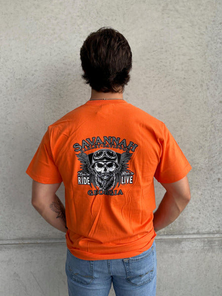 Savannah Harley-Davidson Men's custom My Own Accord pocket t-shirt