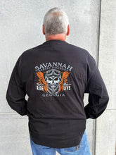 Load image into Gallery viewer, Savannah Harley-Davidson Men&#39;s Harley Side Flame L/S shirt
