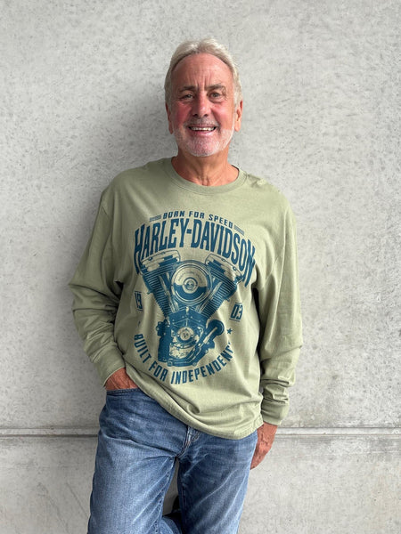 Savannah Harley-Davidson Men's custom Born For Speed longsleeve shirt