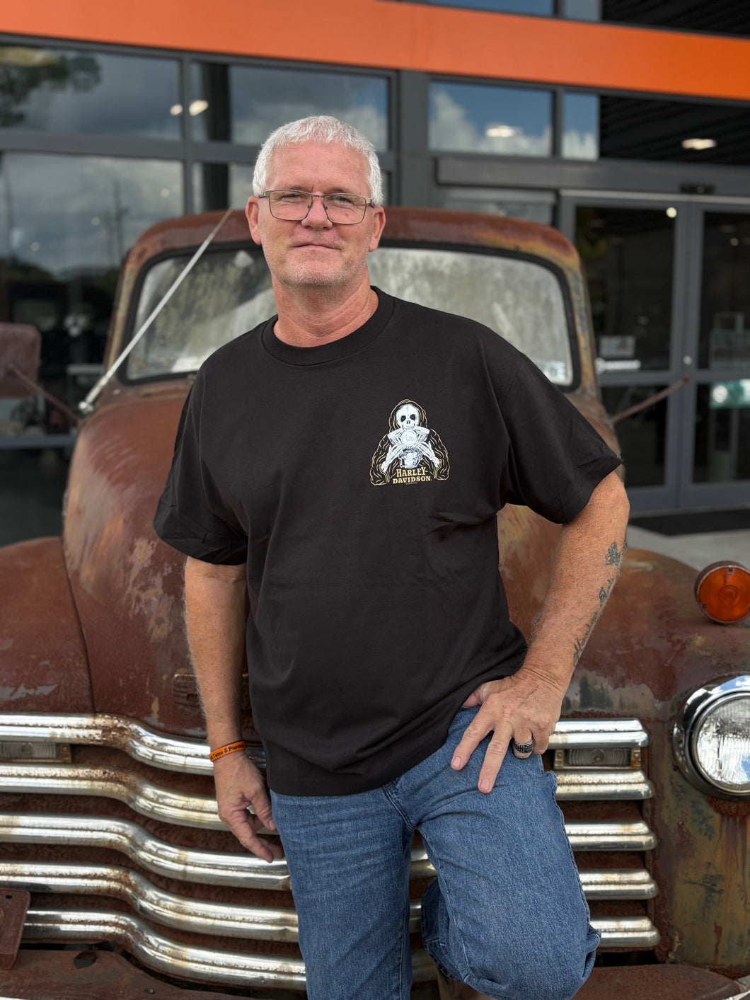 Savannah Harley-Davidson Men's custom H-D Evo Reaper t-shirt