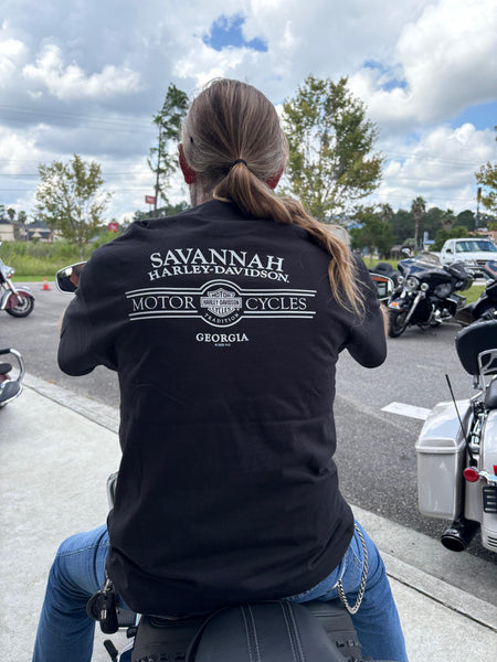 Savannah Harley-Davidson Men's custom H-D Hell On Wheels Wings s/s t-shirt