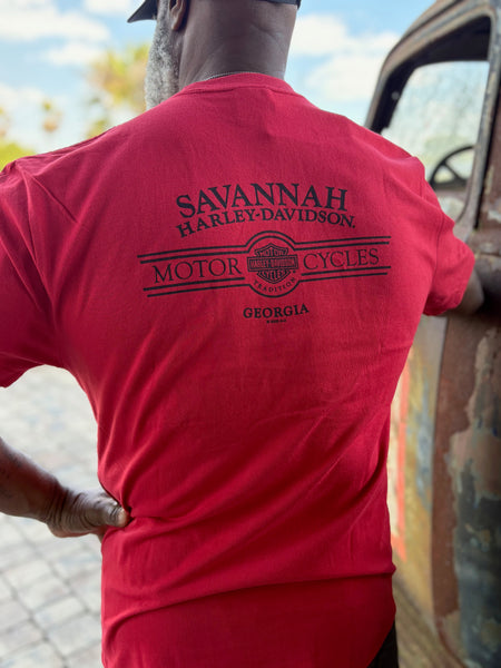 Savannah Harley-Davidson custom men's HD Wrangler t-shirt