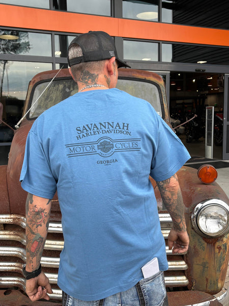 Savannah Harley-Davidson custom Men's HD Hiss Piston t-shirt