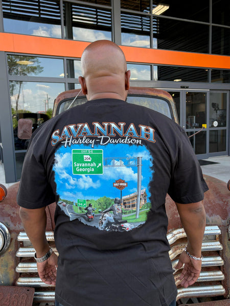 Savannah Harley-Davidson custom Men's Squatchy t-shirt
