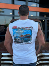 Load image into Gallery viewer, Savannah Harley-Davidson custom Men's HD Flag Drop sleeveless shirt
