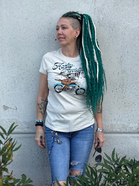 Savannah Harley-Davidson custom Women's Born Wild & Free t-shirt