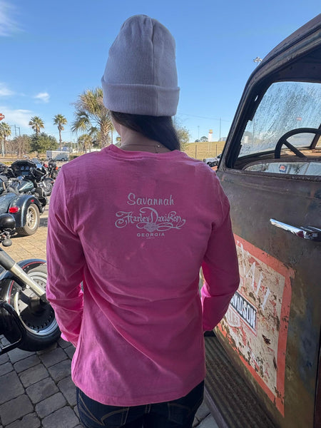 Savannah Harley-Davidson custom Women's World Wide longsleeve