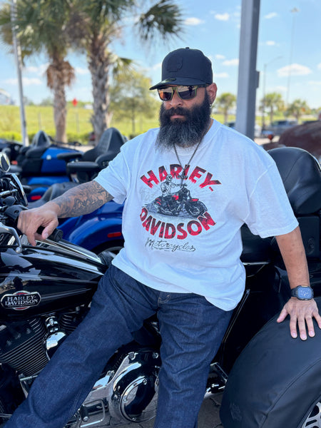 Savannah Harley-Davidson custom men's HD Skeleton Rider t-shirt