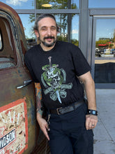 Load image into Gallery viewer, Savannah Harley Davidson custom Sword and Skull s/s t-shirt
